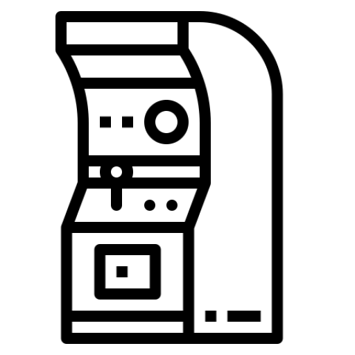 arcade-machine logo.